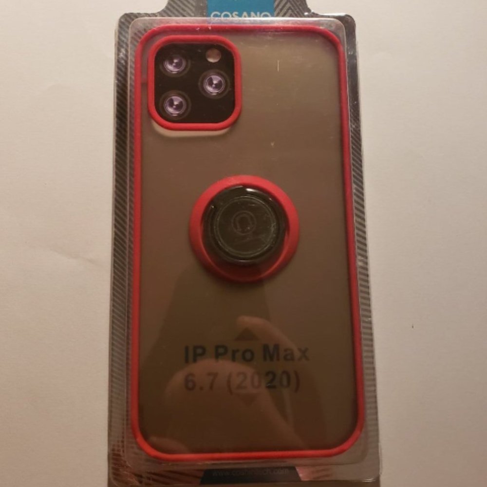Cosano Apple iPhone 12 Pro Max Case With Ring Holder